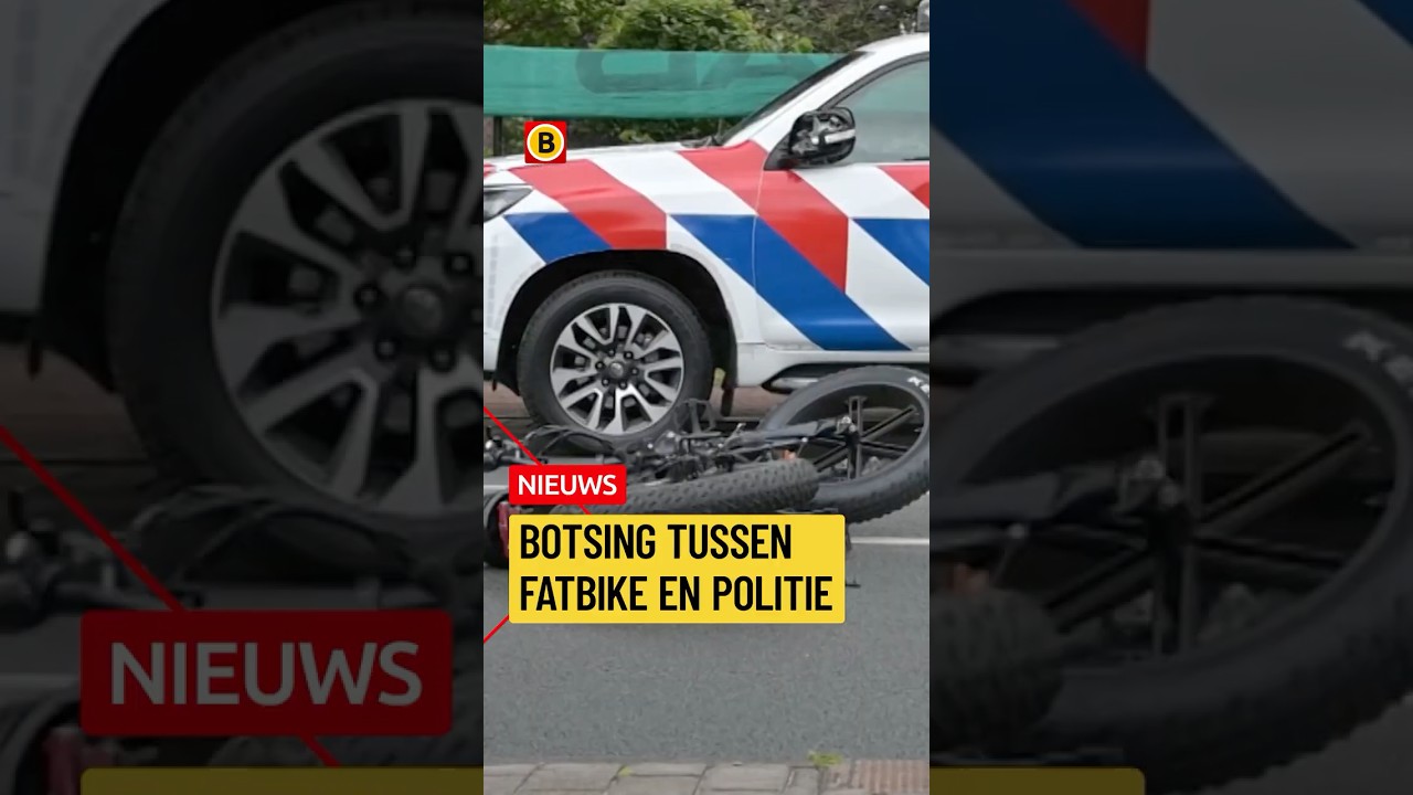 Politieauto en fatbike botsen | #112nieuws