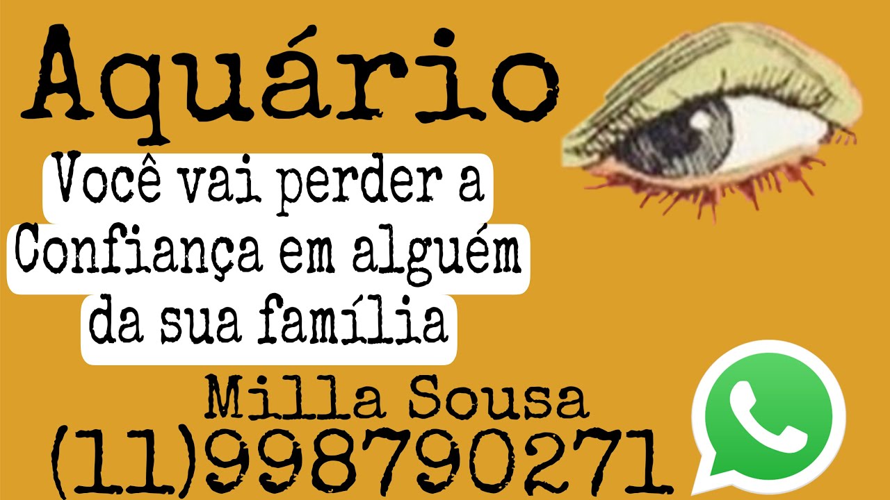 AQUÁRIO 22/07/2024 - UMA PESSOA JOVEM VAI TRAZER PREOCUPAÇĀO...