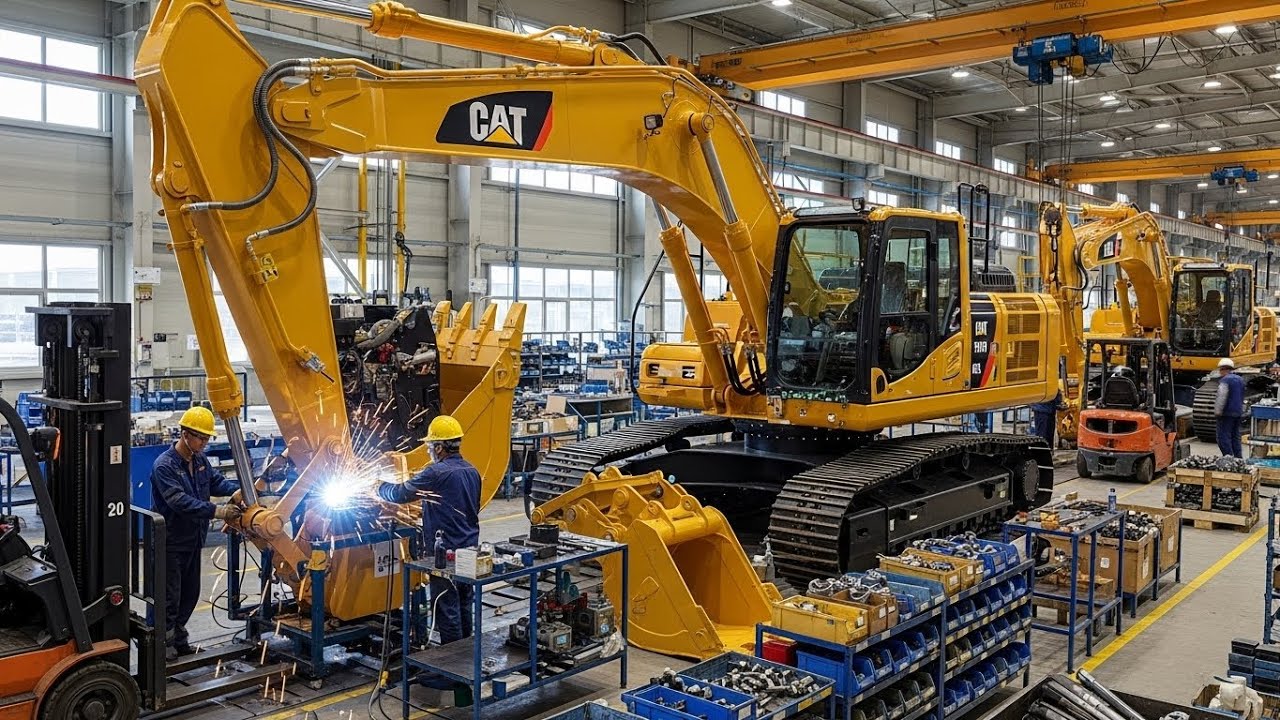 How Excavators Are Made 🏭 Heavy Equipment Manufacturing Process &ndash; Construction Machinery