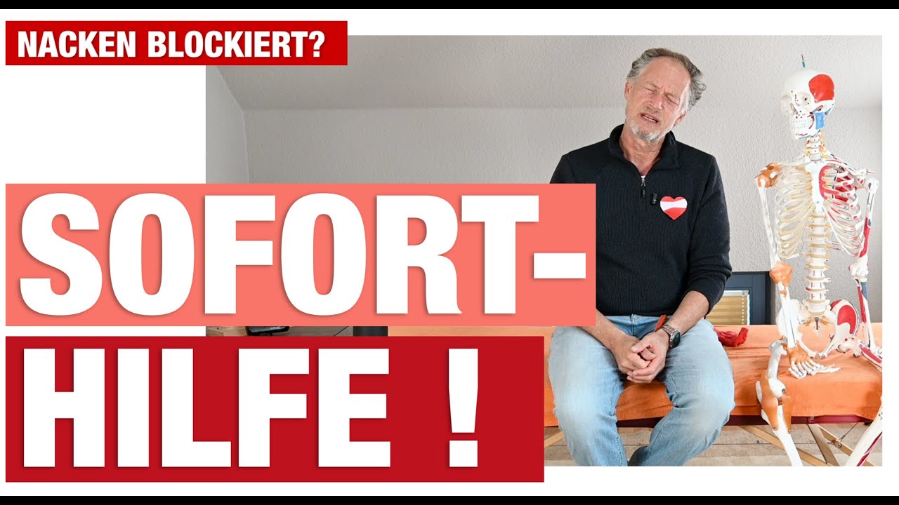 Kein Dehnen! So bringst du deinen steifen Nacken in Schwung ❤️‍🩹