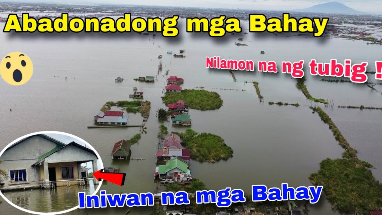 Nagmistulang Dagat na ang dating may Kalsada ! Abandonadong mga Bahay ! Macabebe Pampanga Part 1