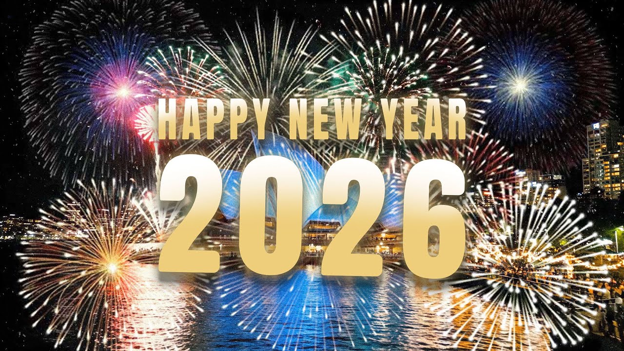 ✨Видео с обратным отсчетом до Нового года 2026 в формате 4K | Пожелания здоровья | Праздничная