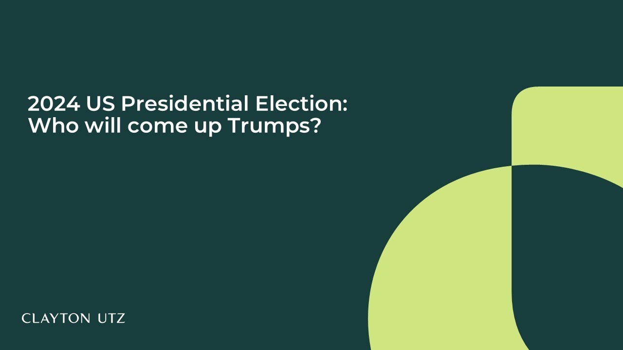 2024 US Presidential Election - Who will come up Trumps I?