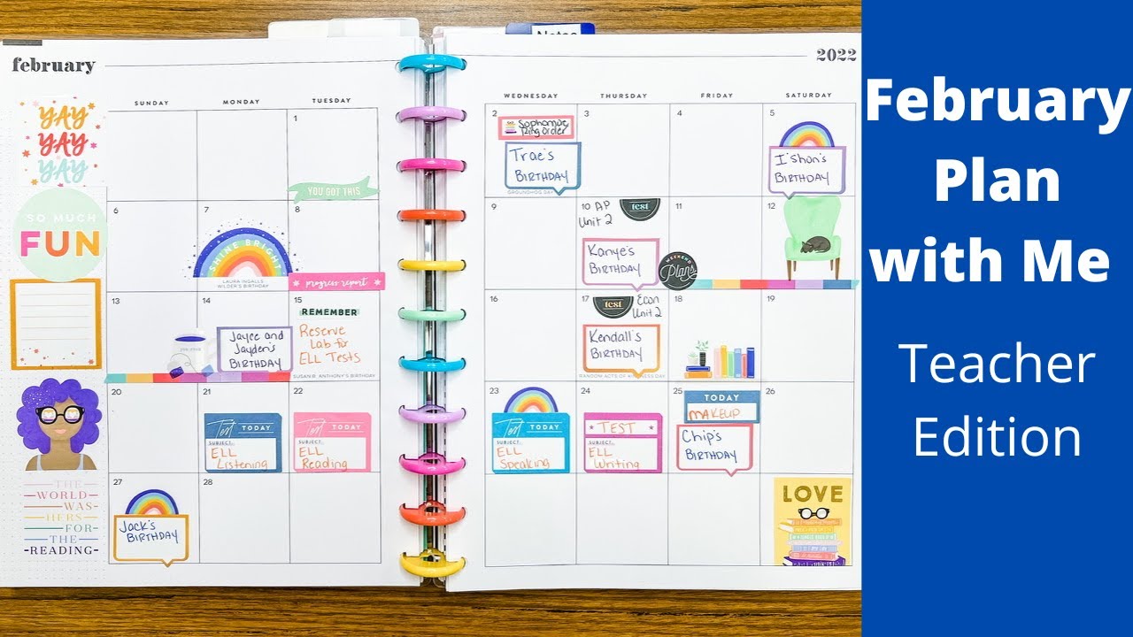 February Monthly Plan with Me