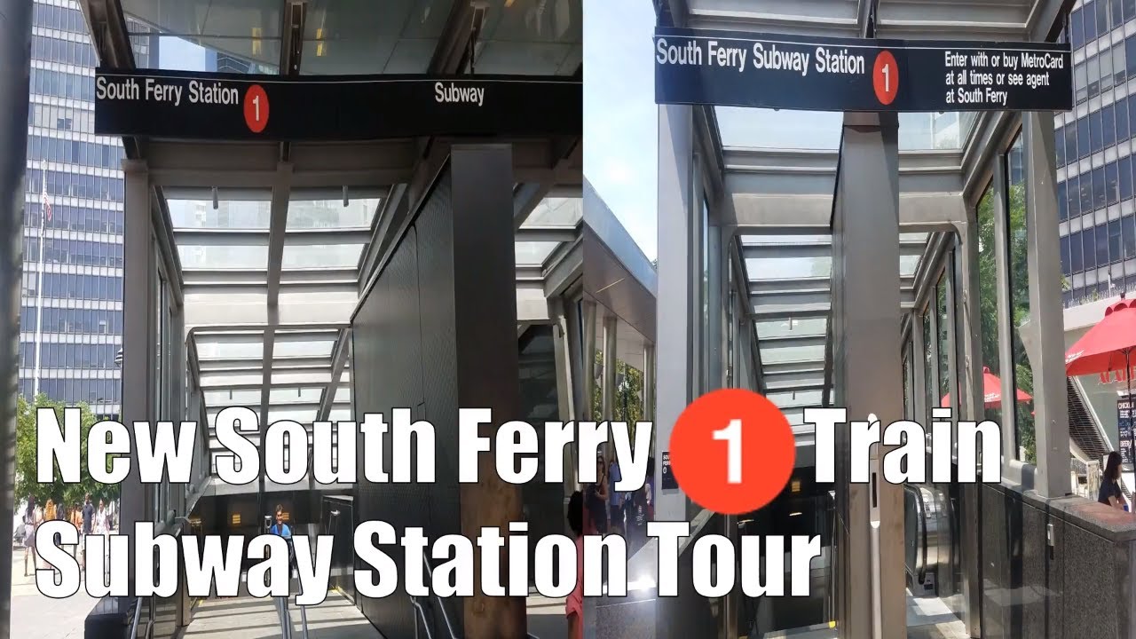 NYCT Subway: New South Ferry (1) Train Subway Station Tour