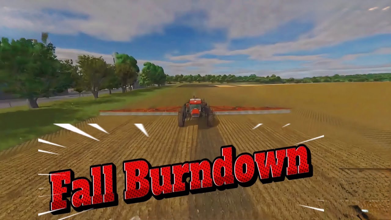 Fall burndown!!!! Timelapse 