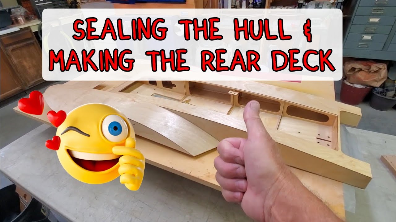 RC Model Hydroplane Building | Mounting The Rear Deck & Painting Prep