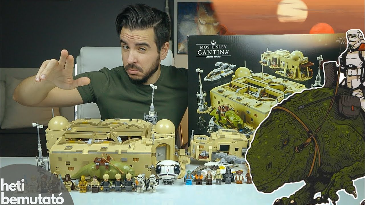 Nem ezek a DROIDOK amiket kerestek || LEGO 75290 Mos Eisley Cantina bemutató