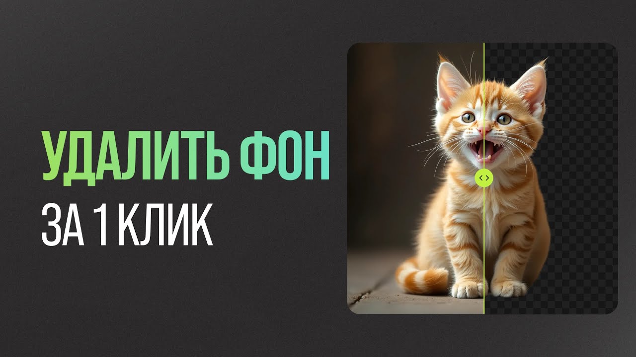 Как УДАЛИТЬ ФОН в Нейросети в один клик Быстро и просто