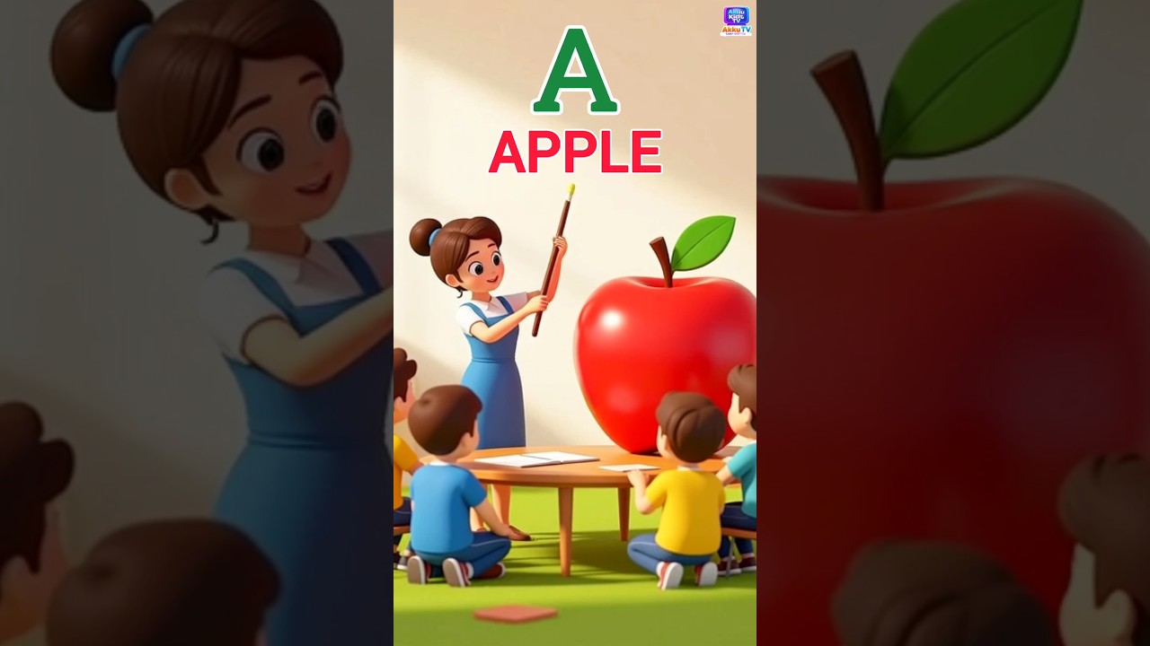 A for Apple B for Ball | ABCD alphabet song | ABC #aforapple #aforapplebforball #abcsong