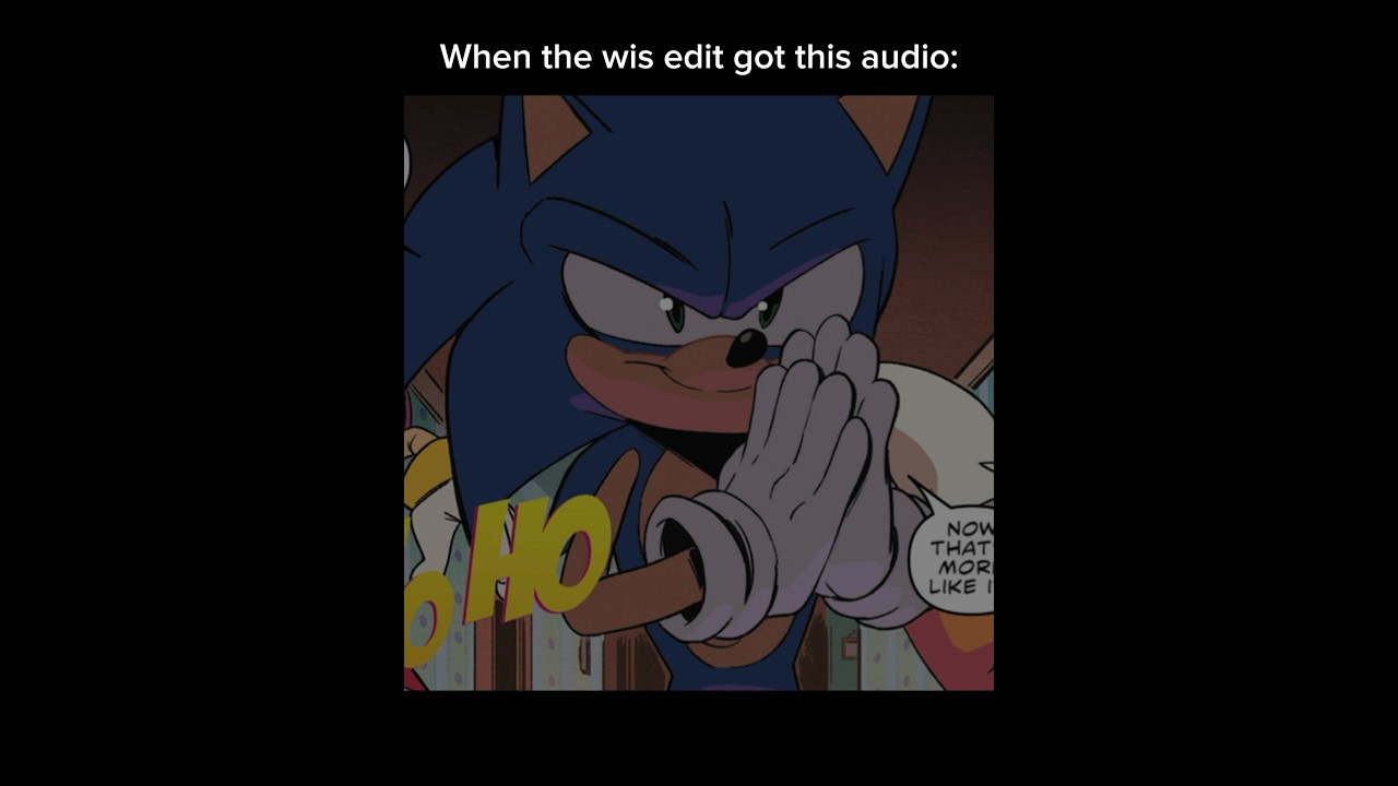 When the wis edit has this audio: #edit #wisedit