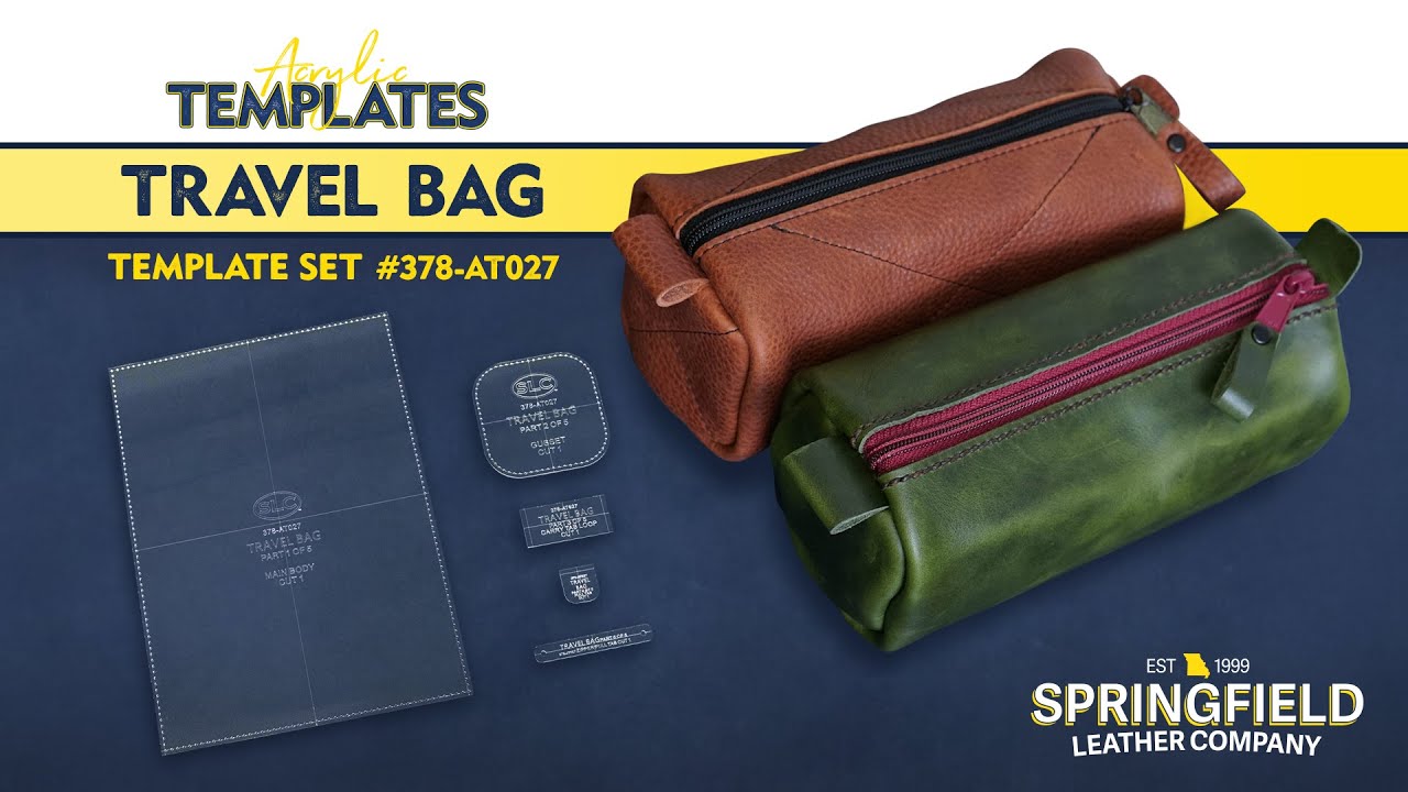 Travel Bag Template Video Instructions | 378-AT027