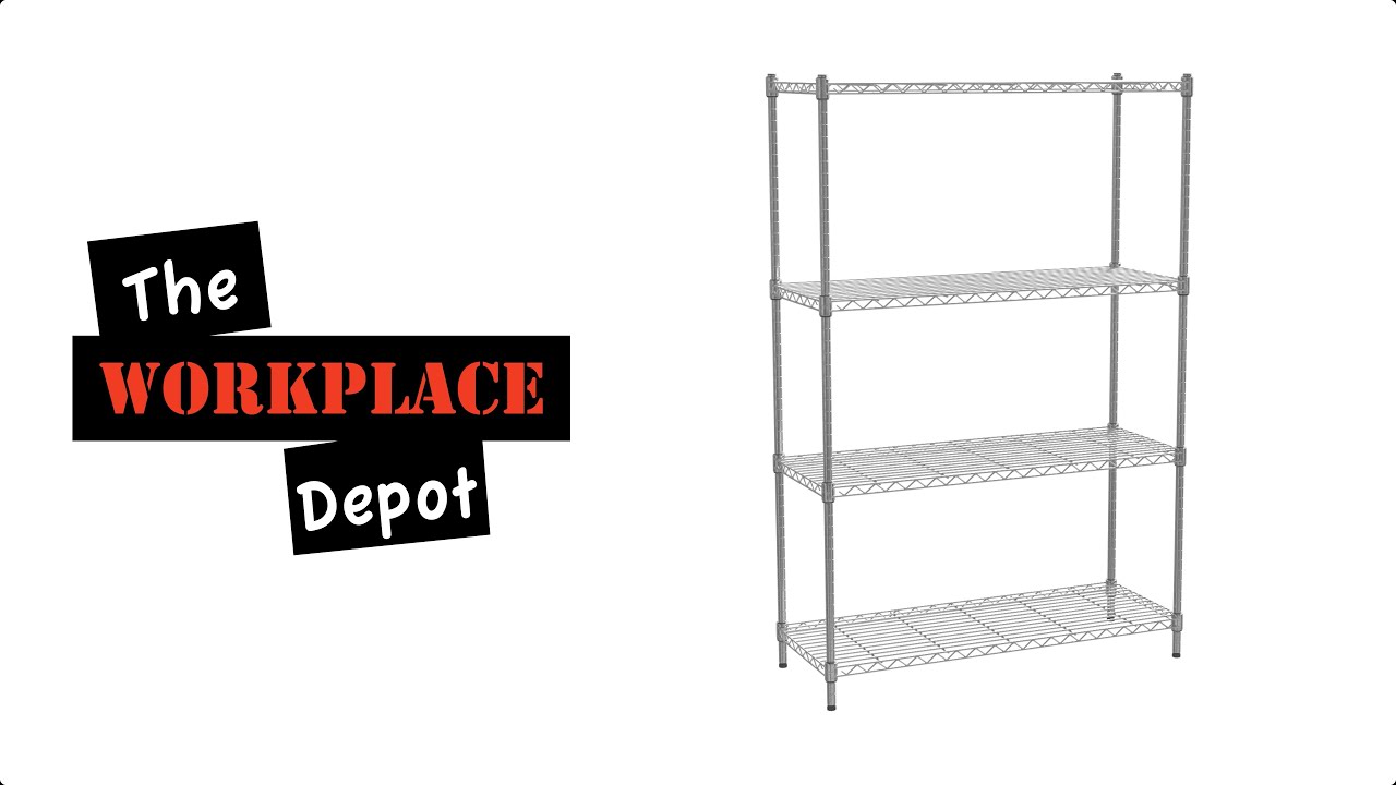 Chrome Wire Shelving from The Workplace Depot: SHELVINGCHROME-1