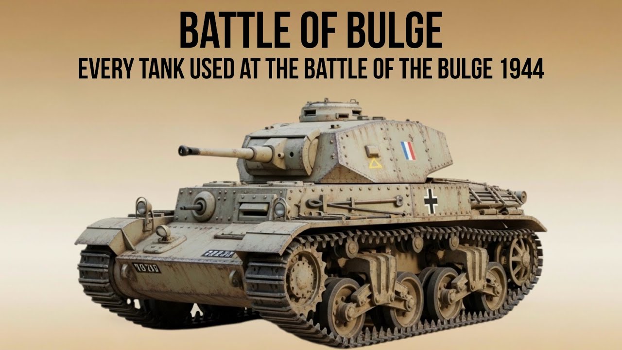 Every Tank Used in the Battle of the Bulge