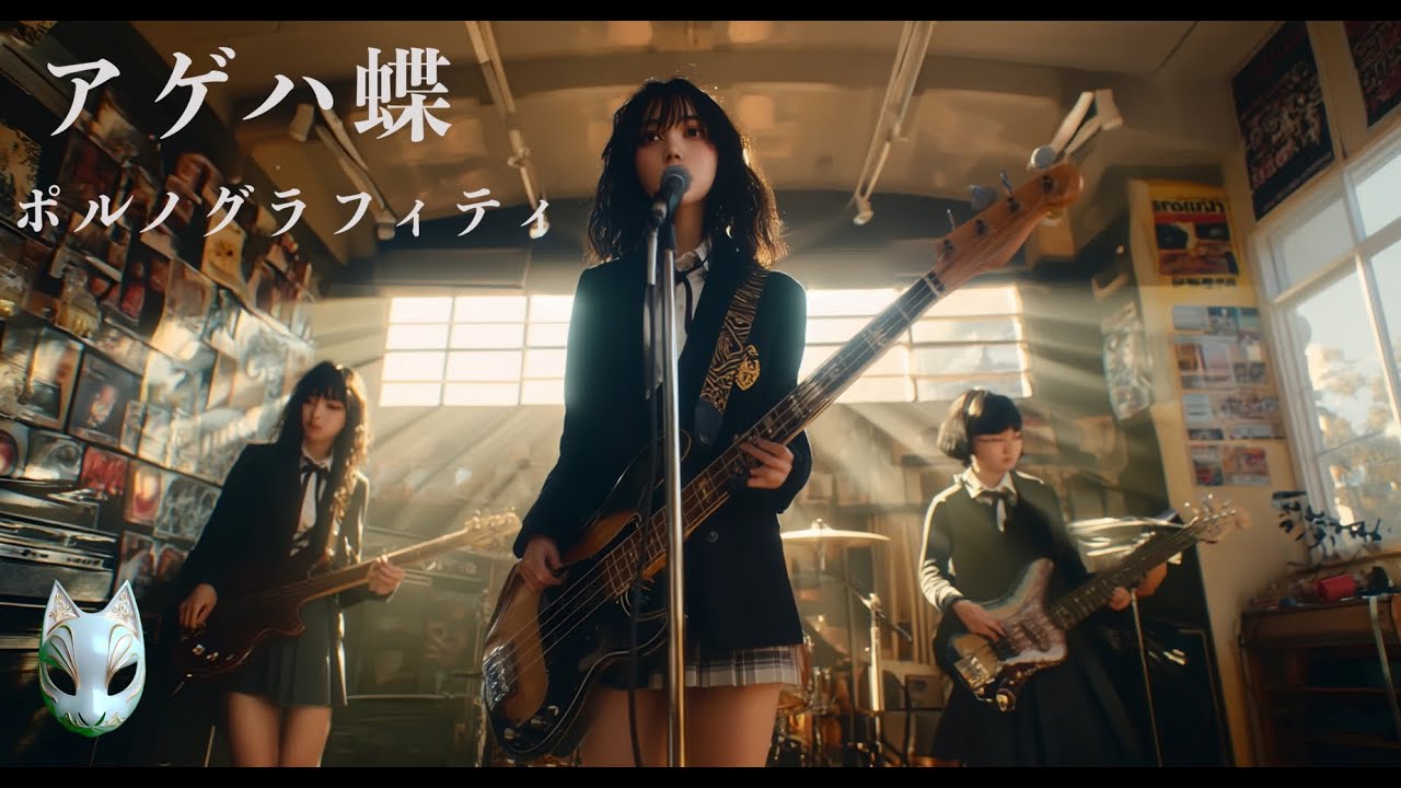 アゲハ蝶 / ポルノグラフィティ 🎸Hard Rock After Shcool Female Vocal 歌ってみた [AI Sing Cover kAthrsIs -カタルシス-]