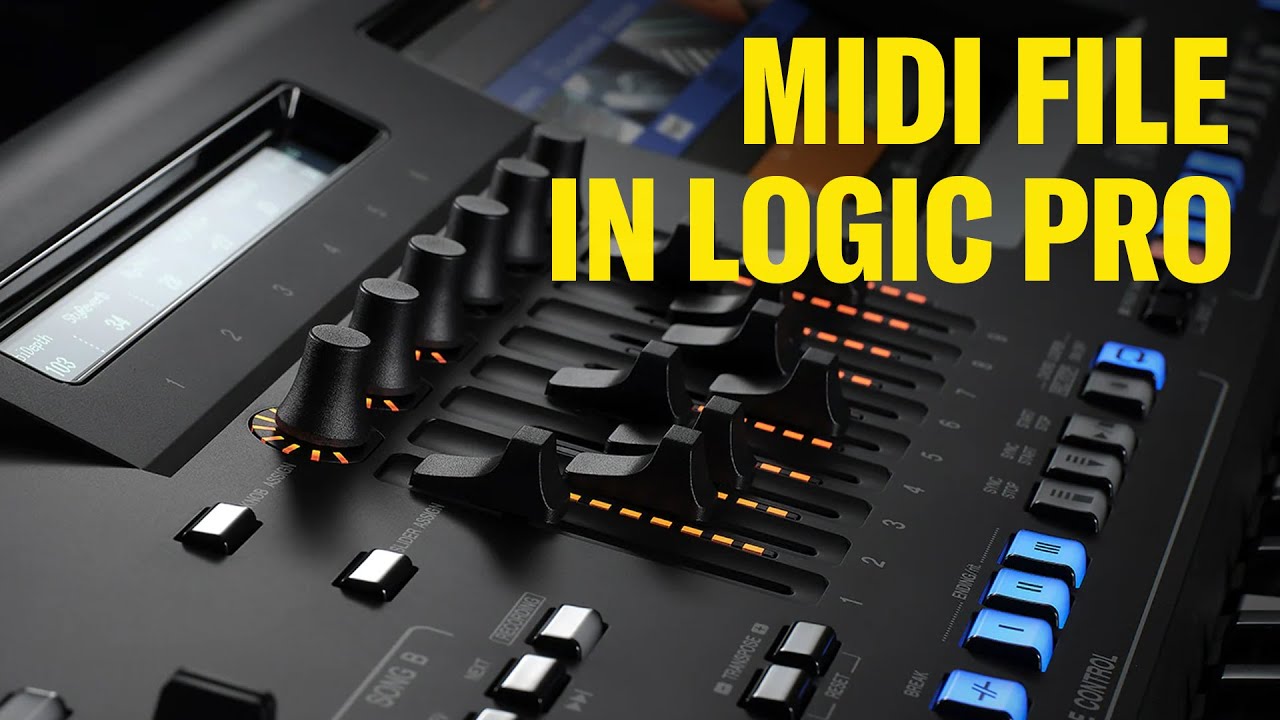 MIDI-File in Logic Pro importieren