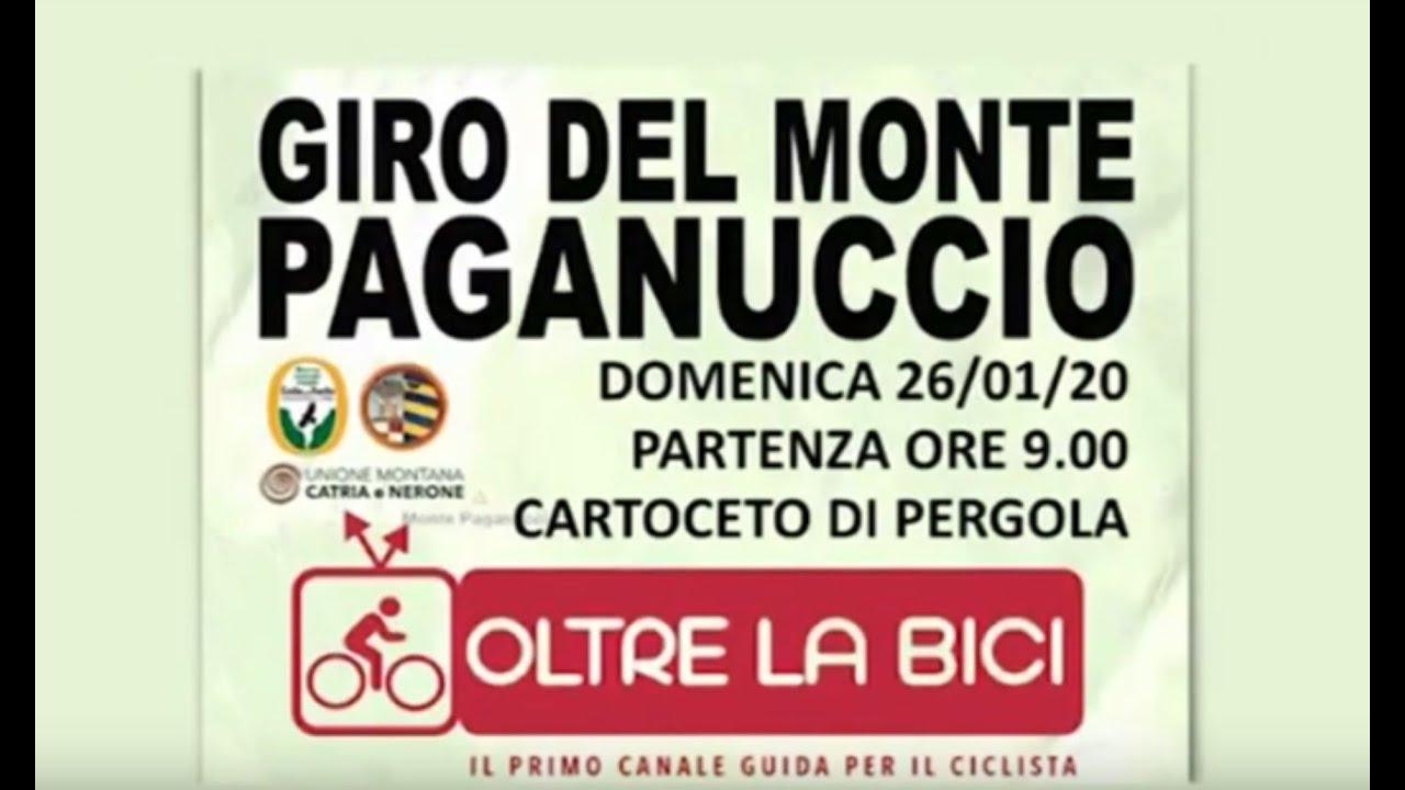 Pedalare al Monte Paganuccio