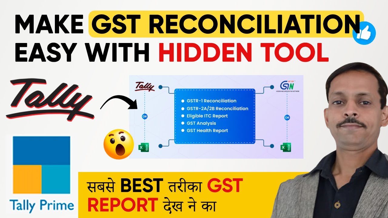 GST Reconciliation & mismatch Report in Seconds|GSTR1 - GSTR2A - GSTR2B