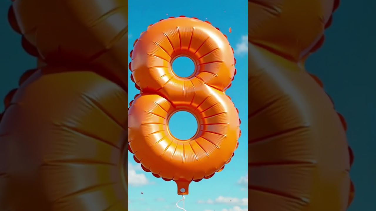 Pop & Learn Numbers with balloons (6-10)🎈 Counting for Toddlers 