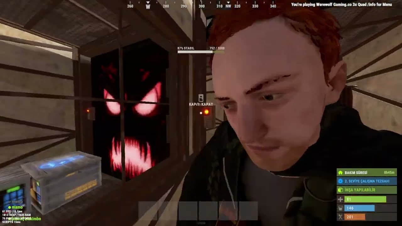 YABANCI SUNUCUDA TRAP BASE YAPMAK!! ( Rust T&uuml;rk&ccedil;e )