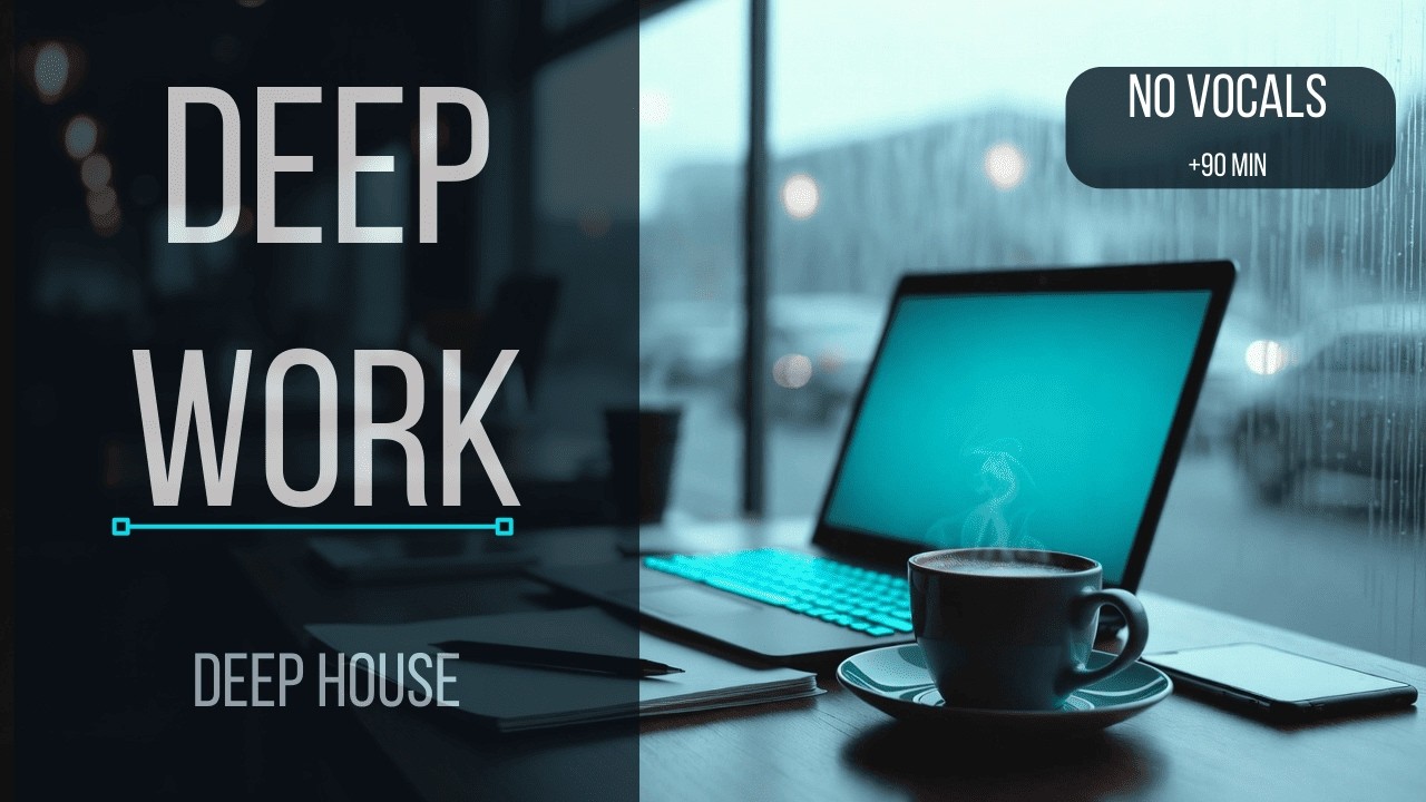 Deep House for Deep Work (No Vocals) | Coffee Shop Focus (90 Min)