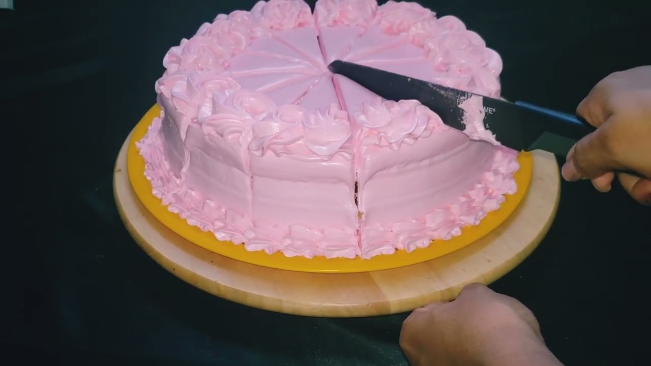 Como sacar 12 o 24 porciones en un pastel de 1 libra bajito. Moldes de 29cm