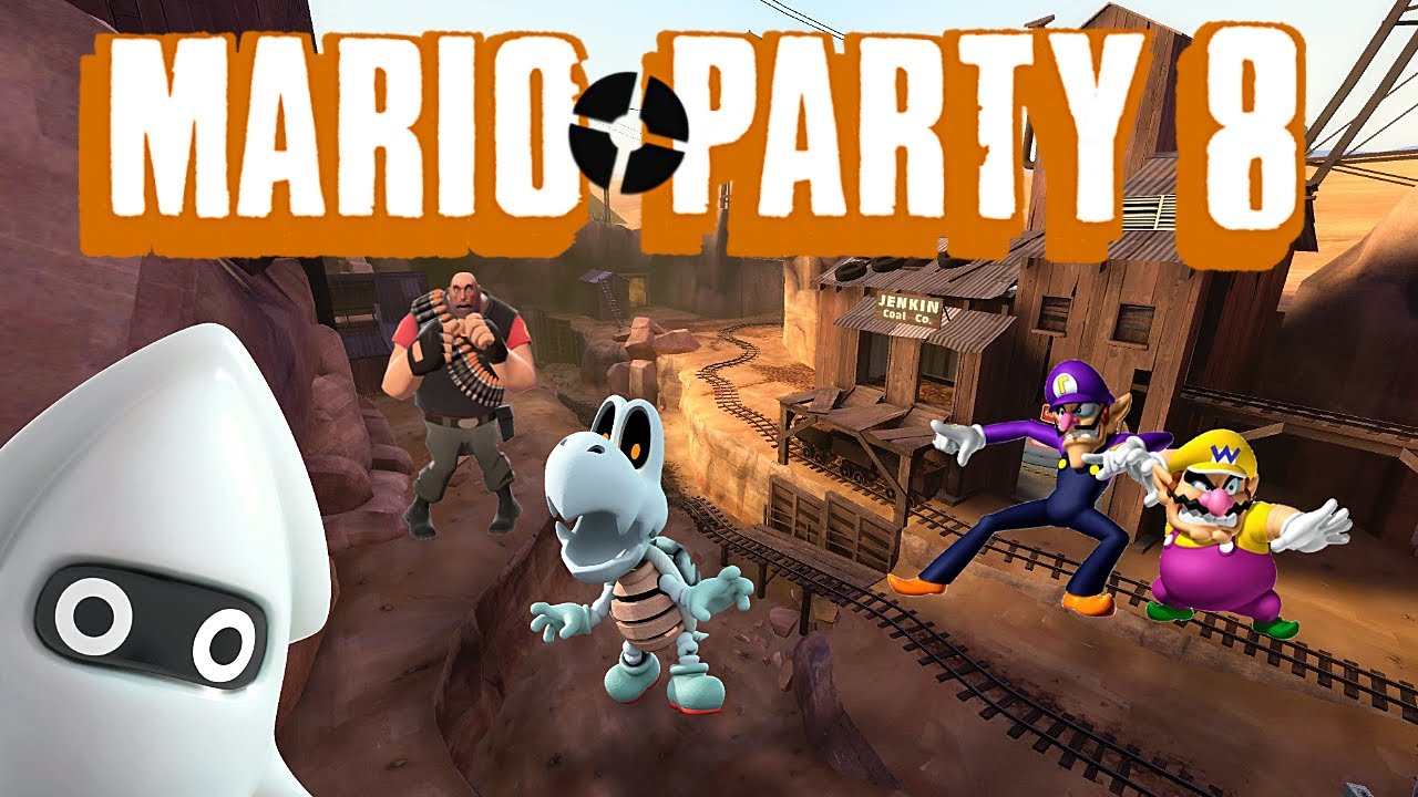 The TF2 Mercs play Mario Party 8
