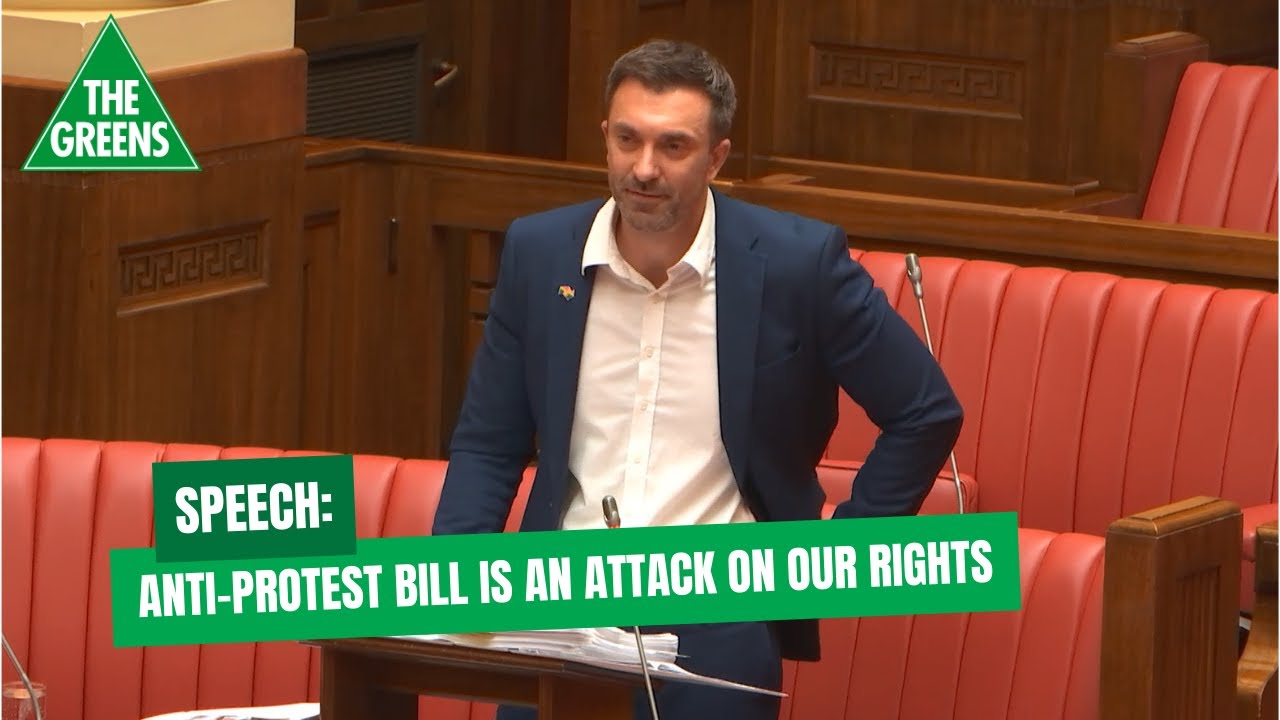 Speech: Anti-Protest Bill is an Attack on Our Rights