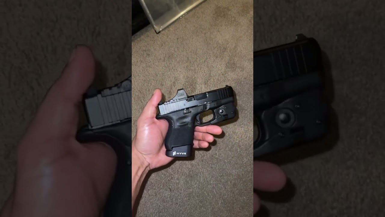Glock 26 Gen5 MOS🔥 #hiphop #music #shorts #glock #glock26 #mos #glockmos #glock26mos #firearm #hyve