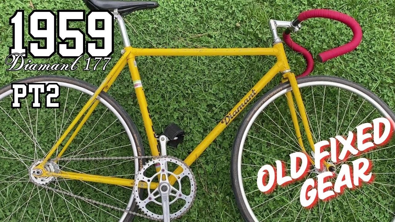 Vintage Fixed Gear Rebuild // 1959 Diamant 177 - Part 2