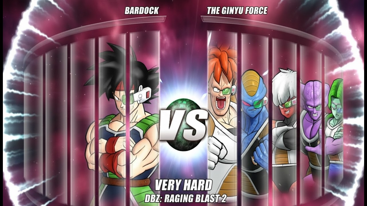 Bardock vs Las Fuerzas Especiales Ginyu [Very Hard] - Dbz: Raging Blast 2