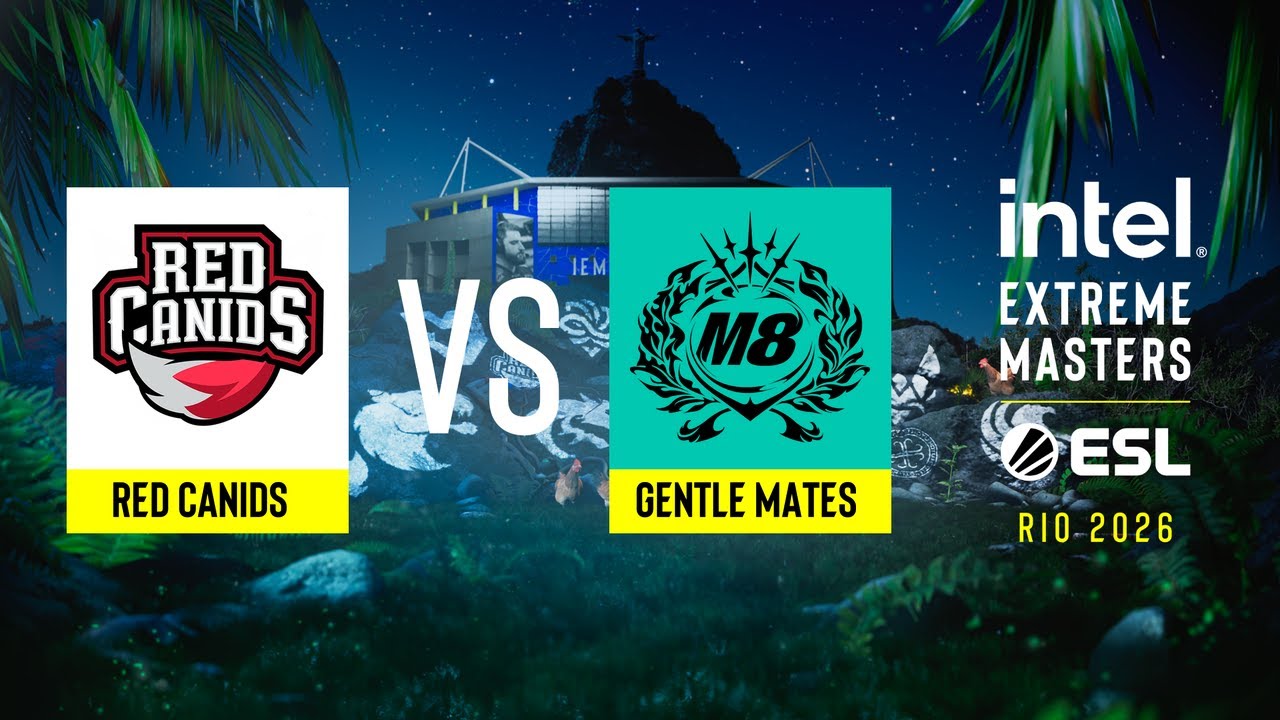 RED Canids vs. Gentle Mates - IEM Rio 2026 - Group A