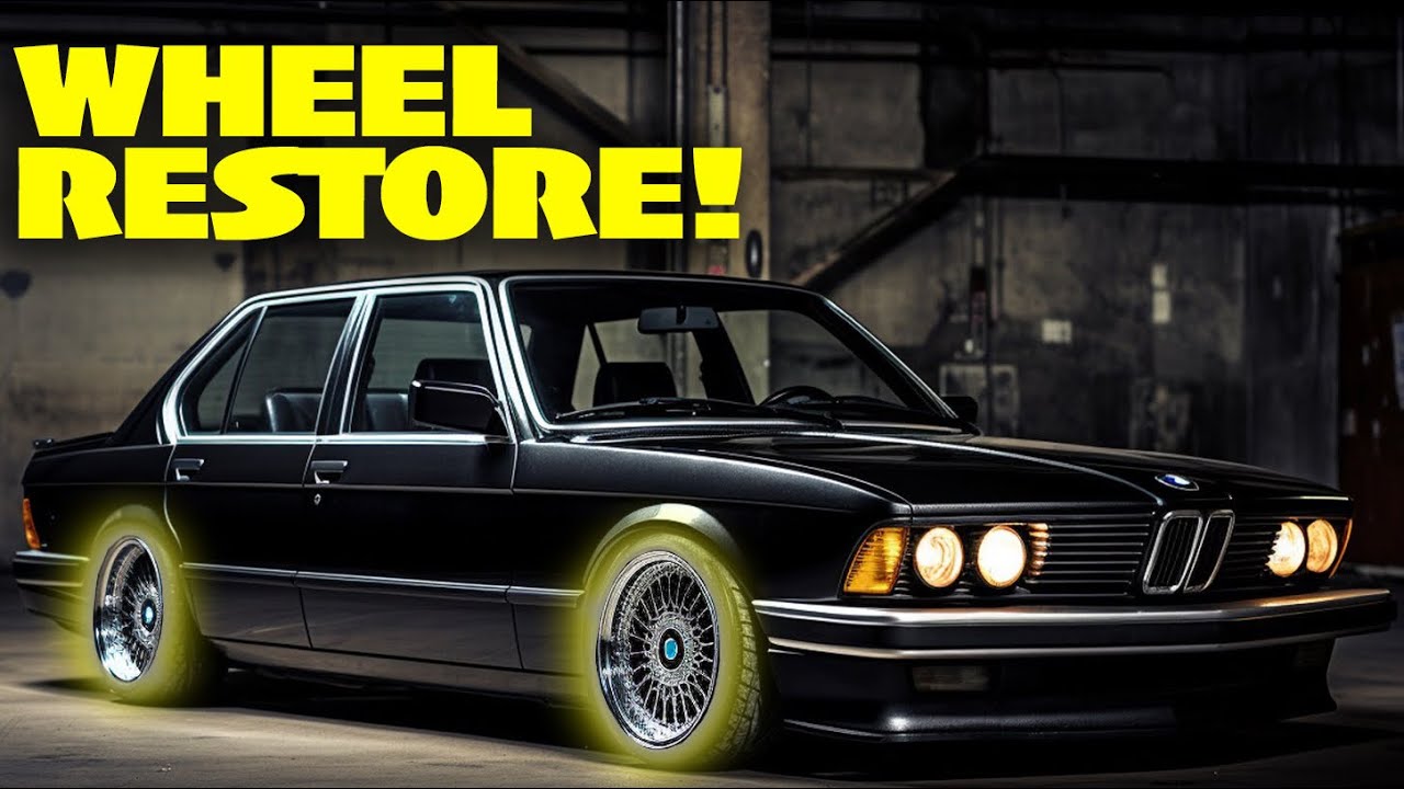 Idiot Tries BBS Wheel Restoration For the BMW 733i E23!