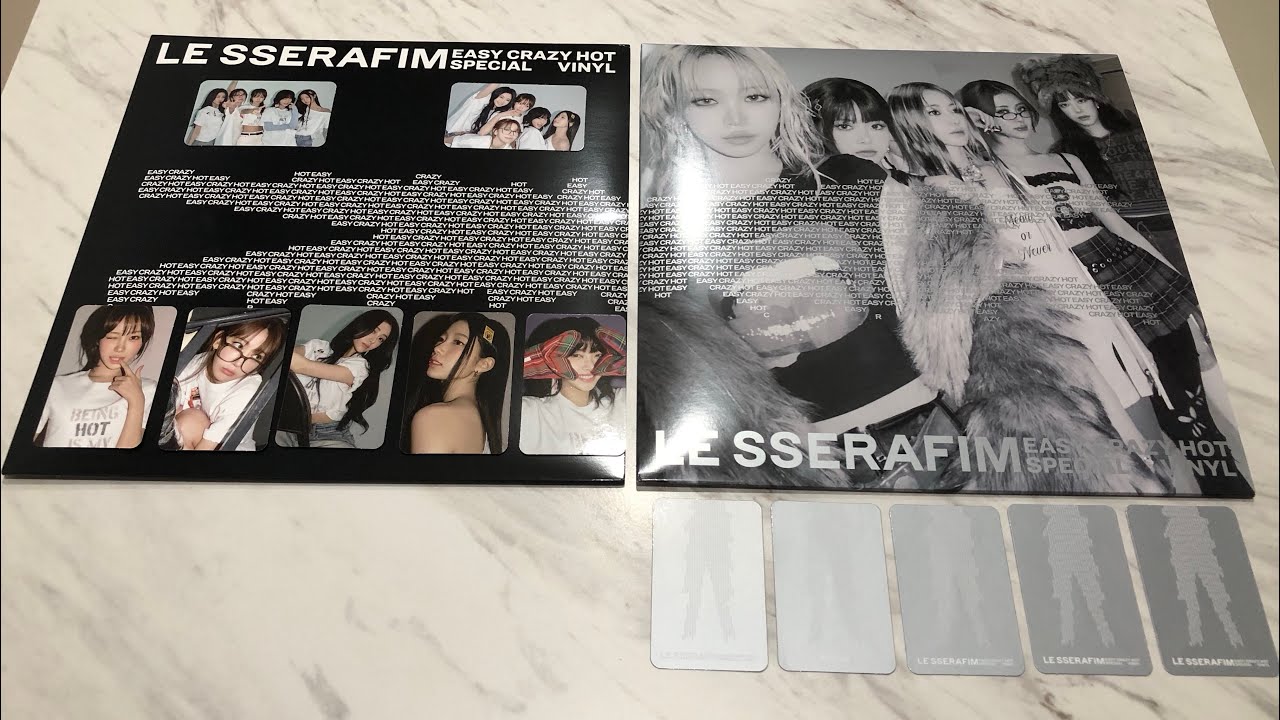 [르세라핌] LESSERAFIM LP판 easy crazy hot special vinyl 