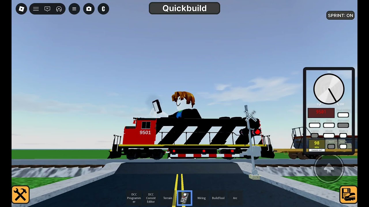 ROBLOX FREIGHT TRAINS THE MOVIE: RAILROAD CROSSING PART 1