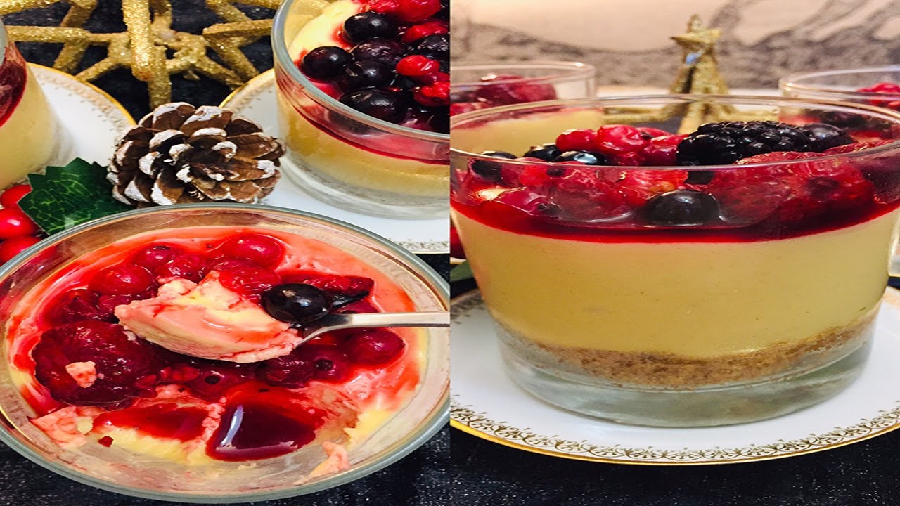 Postre Navide&ntilde;o facil y rapido. Flan de mantecado de lim&oacute;n cremoso, se deshace en la boca.