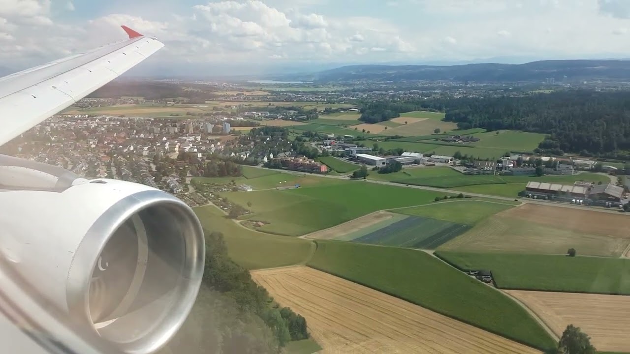 Chair Airlines A320-214 short landing Zurich Airport