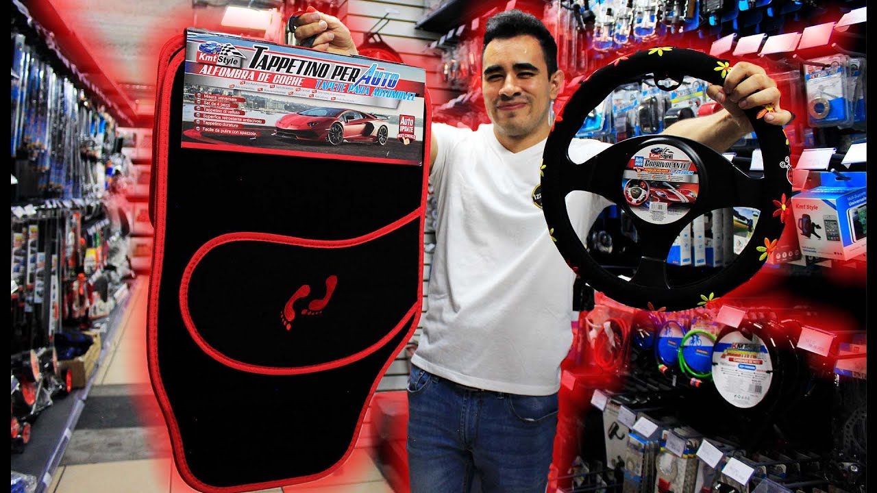ACCESORIOS PARA COCHES 🚗 en Plaza Izazaga 151 | Volantes | Tapetes | Palanca