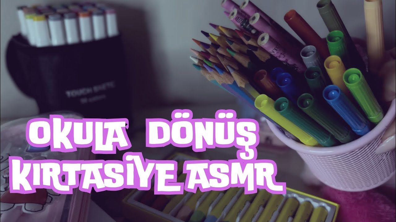 ASMR | Okula Dönüş & Kırtasiye📚 ✏️ Türkçe ASMR