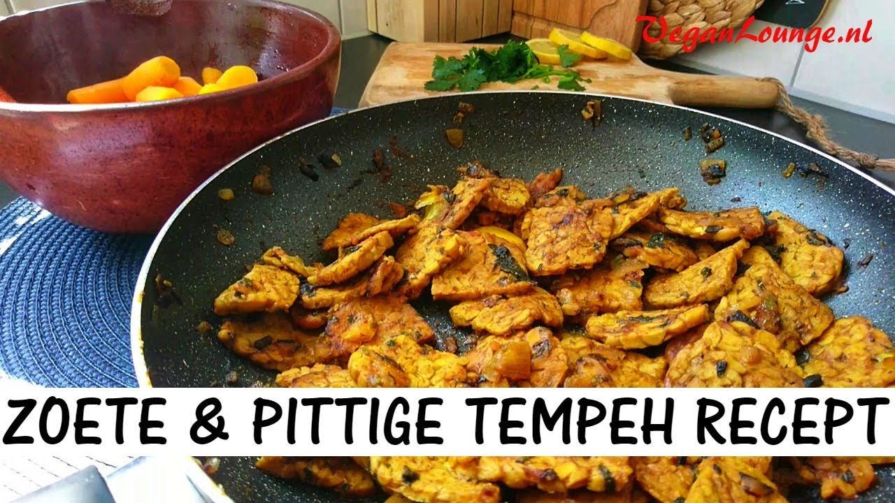 ZOETE & PITTIGE TEMPEH RECEPT 🥕🍋 🌱