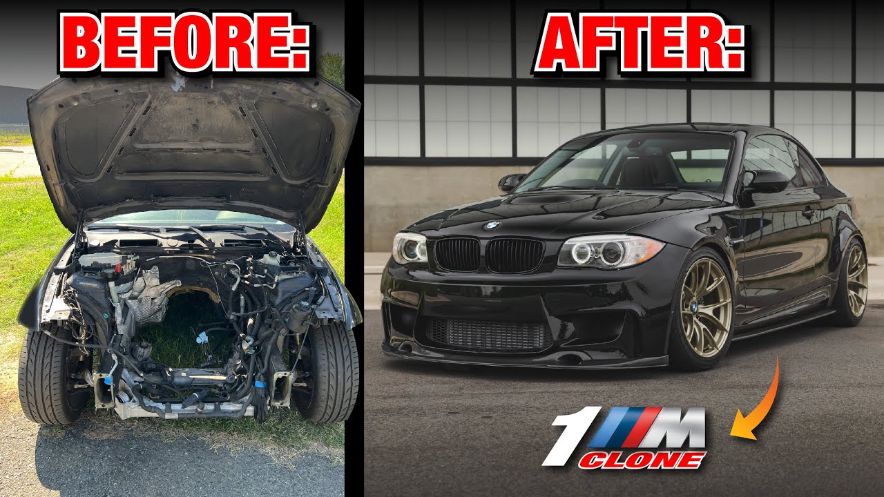FULL BUILD - BUILDING AN ABANDONED BMW 135i INTO A 1M CLONE!