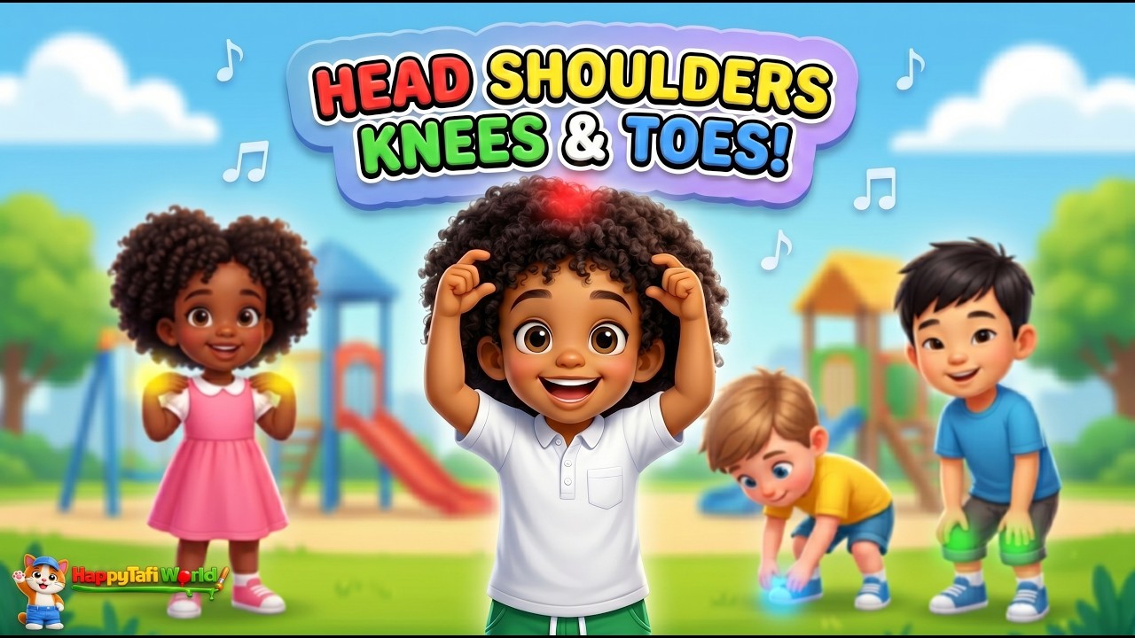 Head, Shoulders, Knees and Toes 👋 | Kids Song
