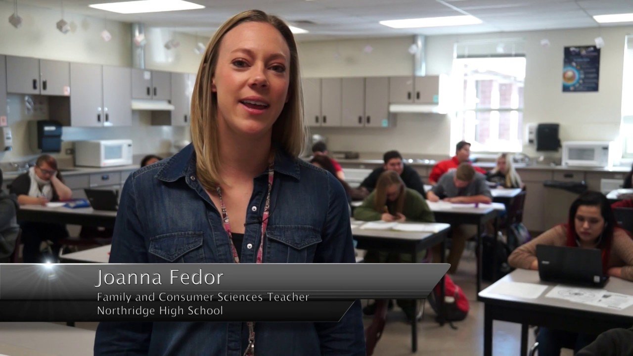 Joanna Fedor, Family and Consumer Science Teacher at Northridge High School in Greeley, Colorado