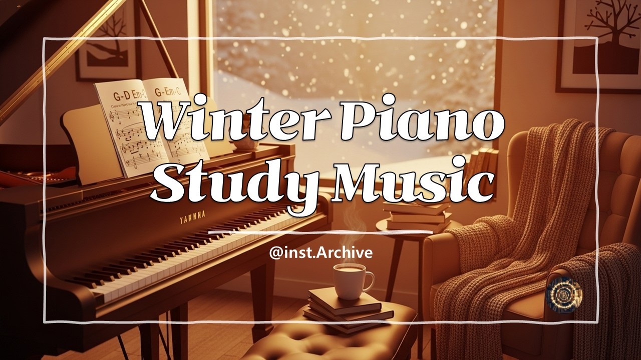 겨울 공부할 때 듣는 집중 피아노 🎹❄️  60–80BPM 공부음악, 몰입 BGM