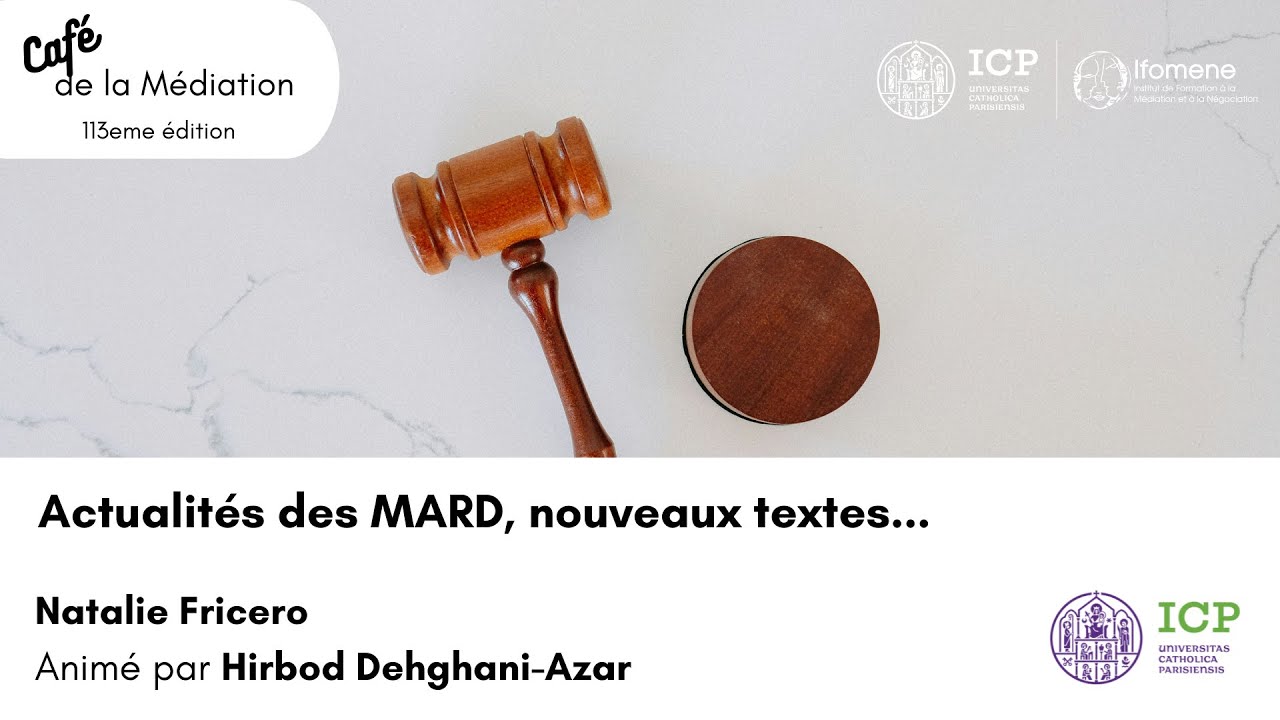 Replay | 113e Café de la Médiation | Actualités des MARD