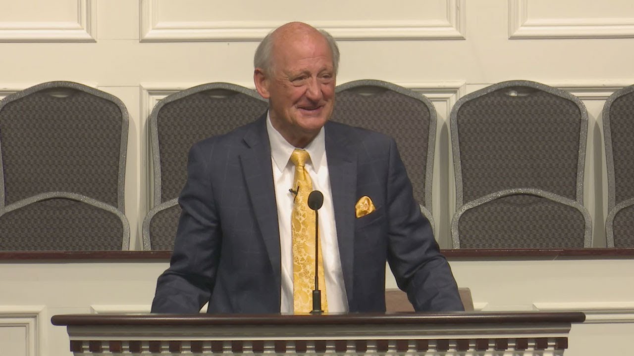 Dr. Jack Trieber preaching 