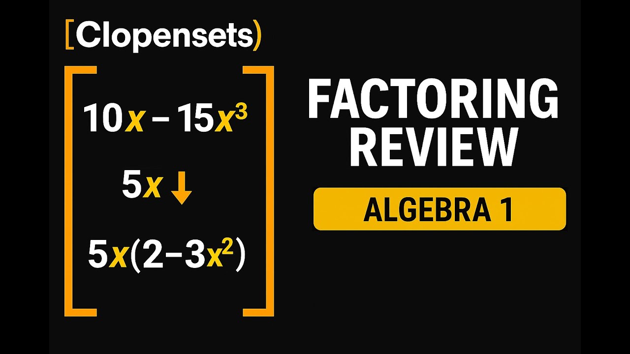 Factoring Review | Algebra