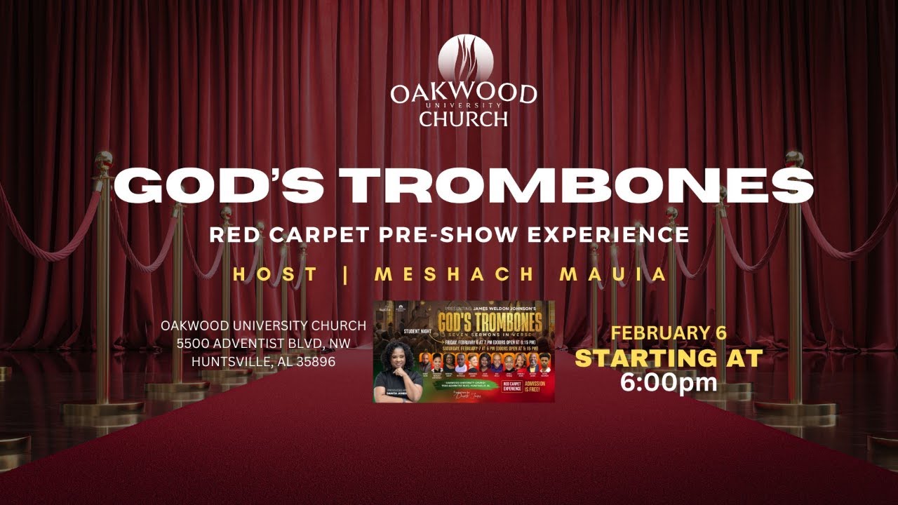 God's Trombones Red Carpet Pre-Show Night 1