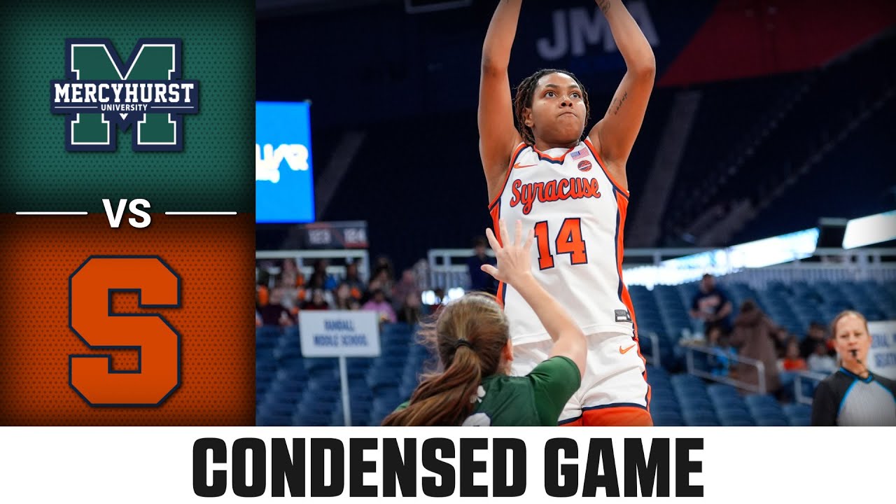 Mercyhurst vs. Syracuse Condensed Game| 2025-26 ACC Women's Basketball