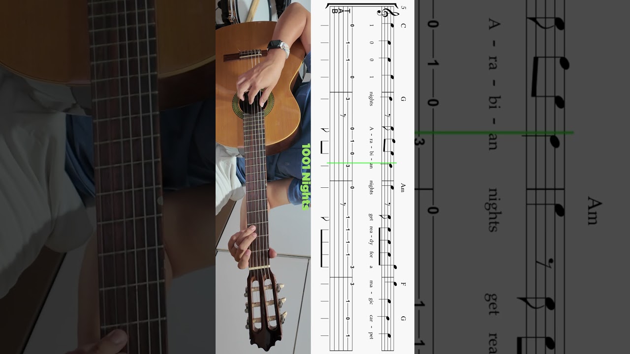 2/100 1001 Nights Chipz! Guitar Play Along with Tabs